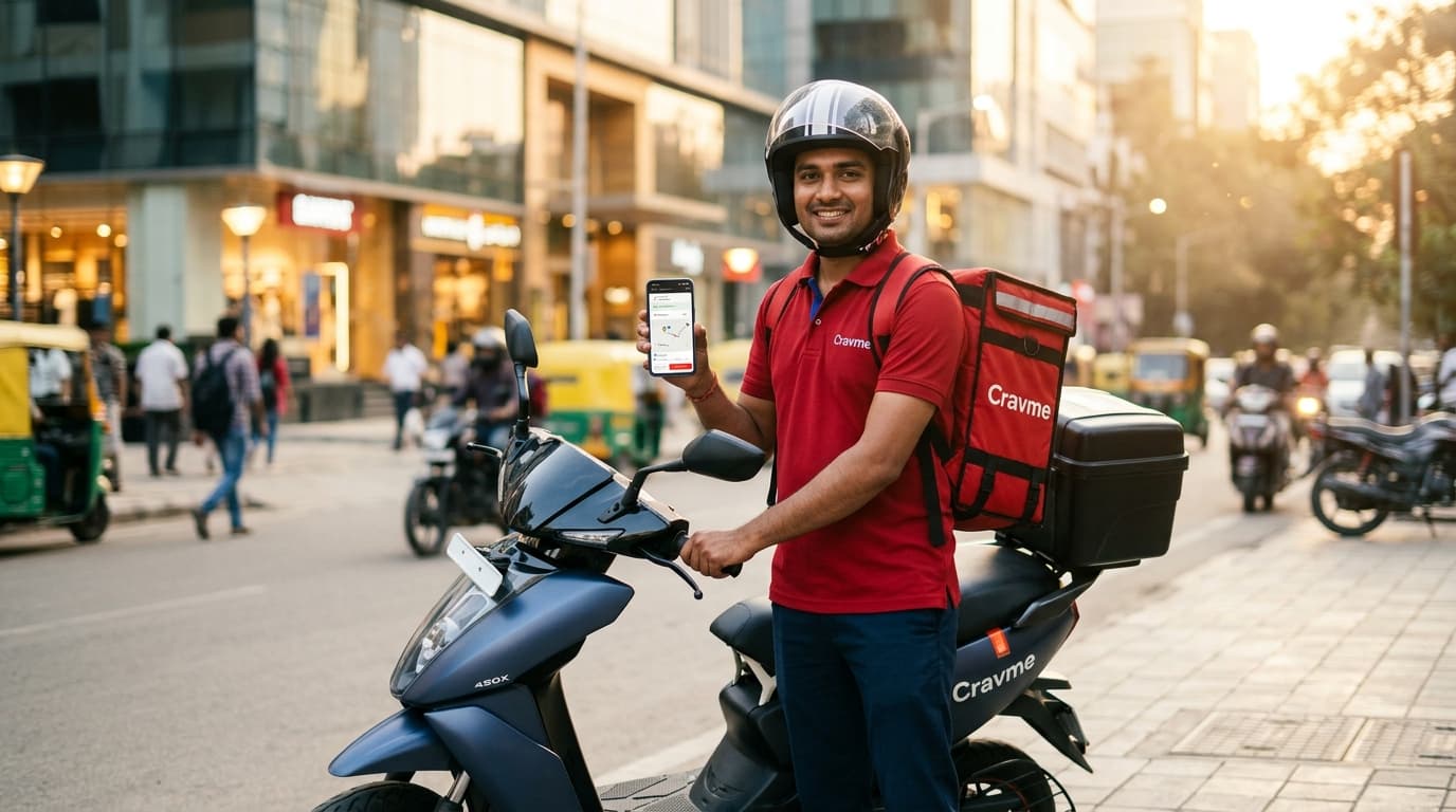 Cravme Delivery Partner