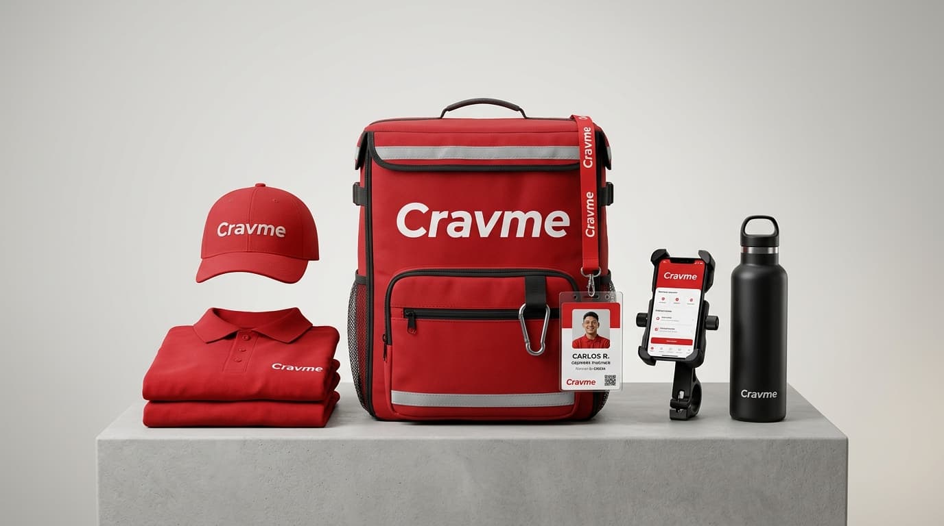 Official Cravme Delivery Partner Starter Kit